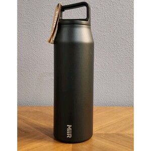 MiiR 32 oz Wide Mouth Bottle, Black New Without Box Branded